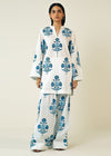 Minsa 2 pc - Printed Lawn Farshi Shalwar