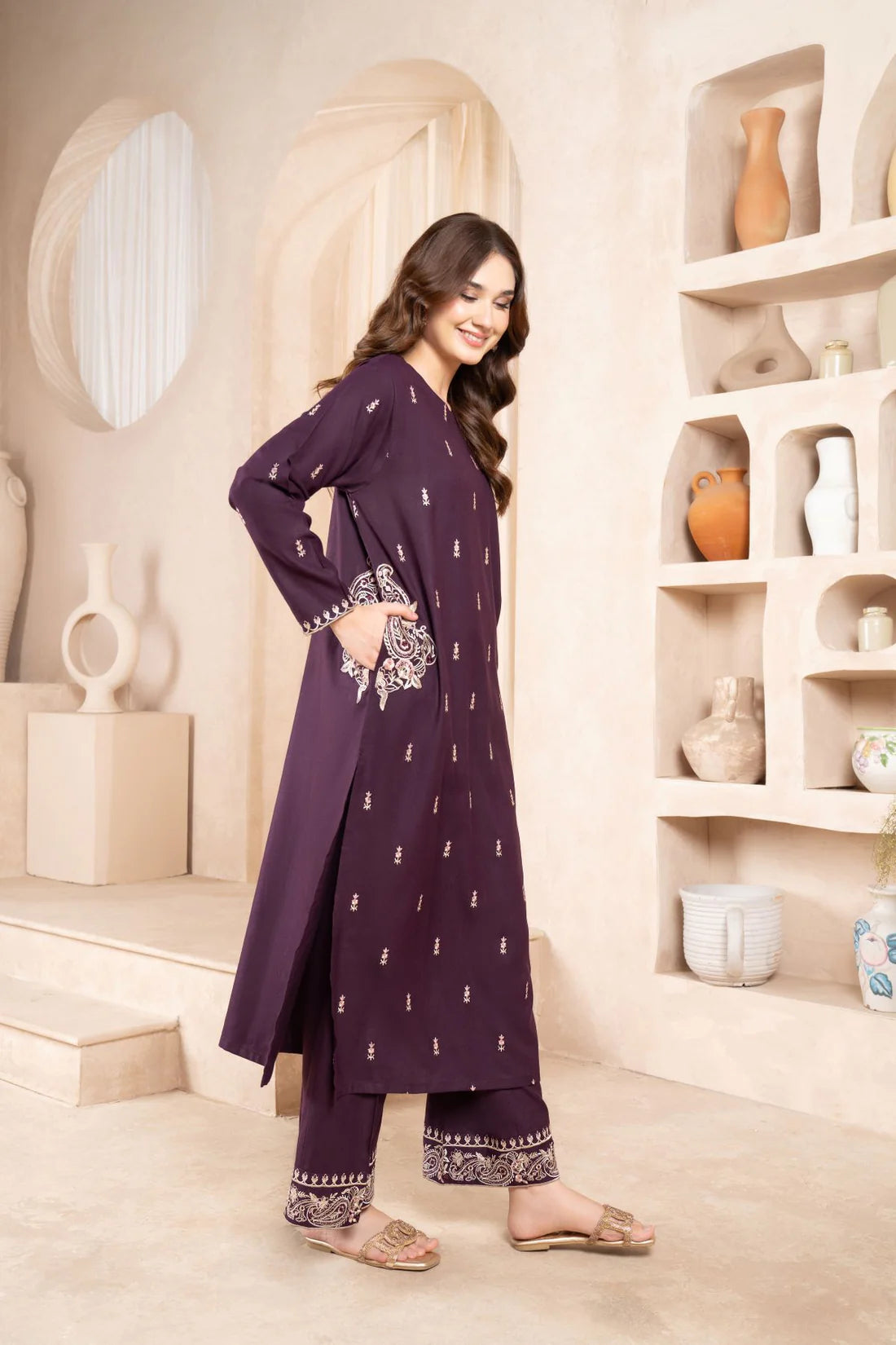Purple Iris - 2 Piece Suit