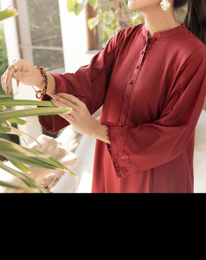 Mahroon Lily - 2 Piece Suit