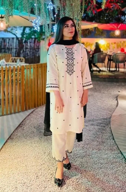 Noor Jahan - 3 Piece Suit