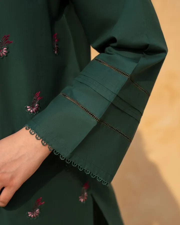 Green Zinnias - 3 Piece Suit