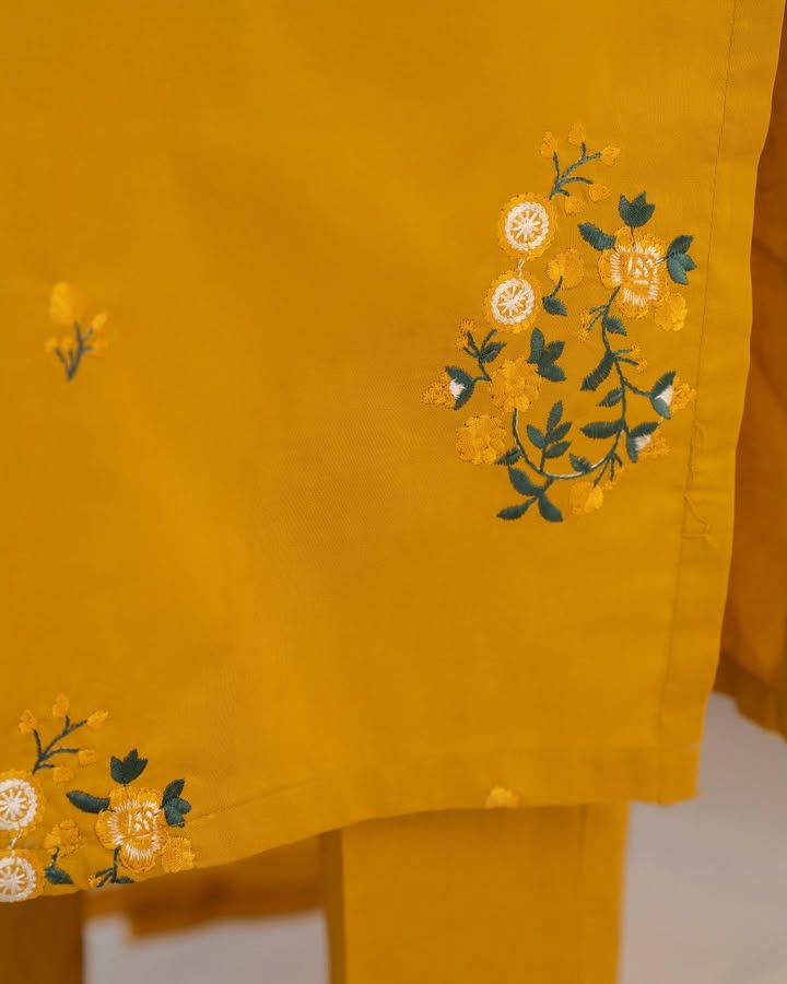 Mustard Hill Stitched  - 3 Piece Suit