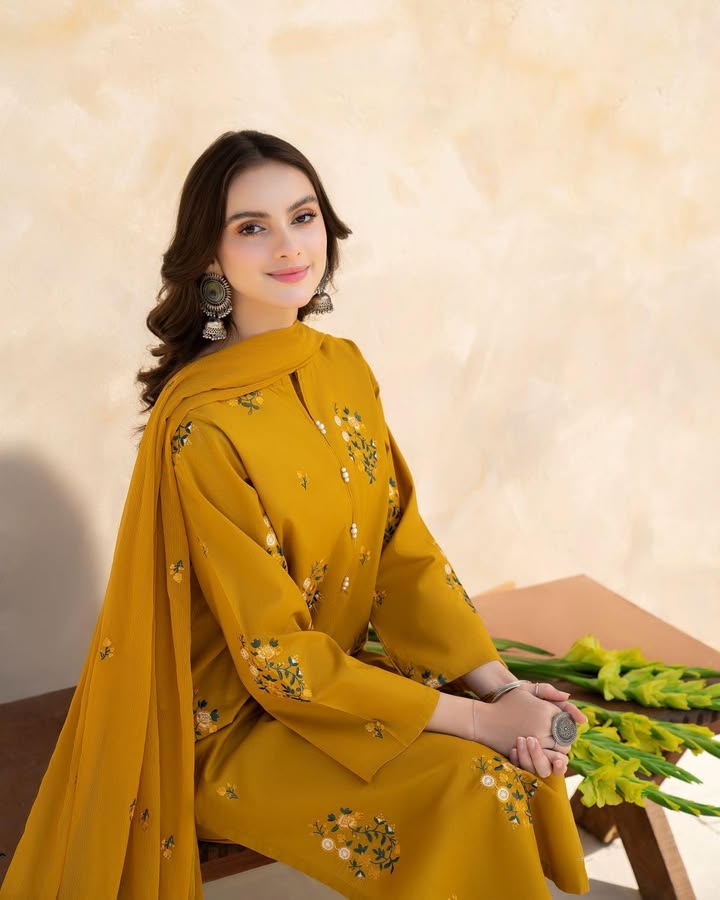 Mustard Hill Stitched  - 3 Piece Suit